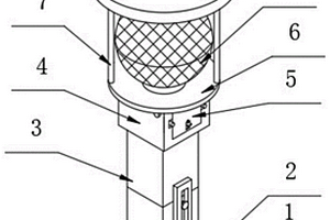 帶有滅蟲功能的戶外新能源路燈結構