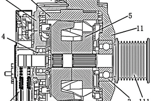 散熱效率高的新能源汽車交流發(fā)電機(jī)