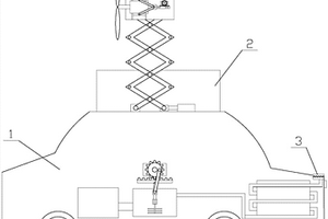 具有風(fēng)力發(fā)電及雨水處理功能的新能源汽車