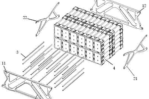 新能源汽車用圓柱型電芯電池包模組輕量化結構
