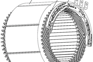 新能源車(chē)用電機(jī)扁線定子匯流排總成