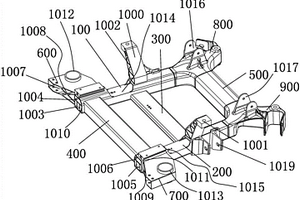 新能源汽車輕量化碰撞吸能鋁合金副車架