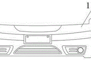 新能源汽車用便于拆卸的保險杠