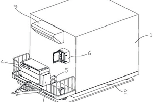 用于機場可移動式新能源冷藏拖車