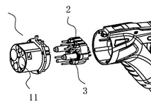 便于插針裝配的新能源汽車充電槍