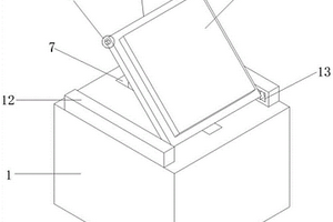 新能源站的光伏板排列式角度調(diào)整裝置