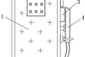 具有隱藏充電孔的新能源汽車充電樁