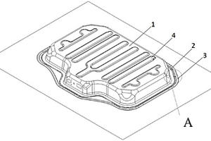 新能源汽車電池包下殼體結(jié)構(gòu)及電池包殼體