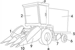 將太陽氫新能源作為動(dòng)力裝置的玉米收割機(jī)