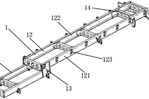 新能源貨車分段式車架總成