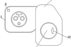 新能源汽車充電口蓋的自動開閉結(jié)構(gòu)