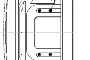 平臺(tái)化新能源客車(chē)前圍頂部裝飾結(jié)構(gòu)