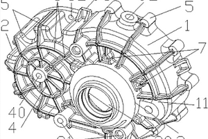 新能源汽車的減速器前殼體