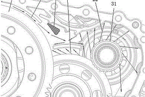 新能源汽車二級減速器的導(dǎo)油通氣結(jié)構(gòu)