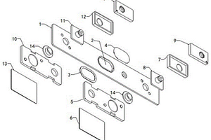 新能源汽車電池的蓋板組件