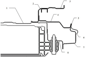 純電動(dòng)MPV車(chē)型電動(dòng)滑移門(mén)下滑軌布置方法及結(jié)構(gòu)