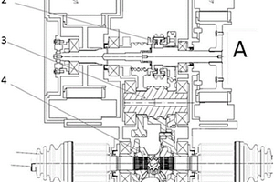 車(chē)用雙電機(jī)兩檔動(dòng)力耦合箱