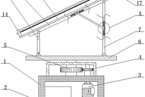 新能源用具有角度調(diào)節(jié)功能的太陽能板安裝架