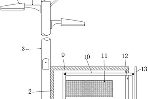 便于拆卸更換的新能源廣告路燈