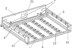 快換式新能源電池箱托架結(jié)構(gòu)