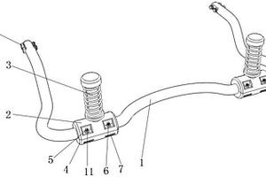 新能源電動(dòng)汽車底盤后穩(wěn)定桿安裝結(jié)構(gòu)