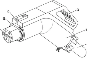 防止充電電纜滑動(dòng)的新能源充電槍