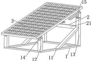 新能源發(fā)電用具有角度調(diào)節(jié)功能的光伏組件
