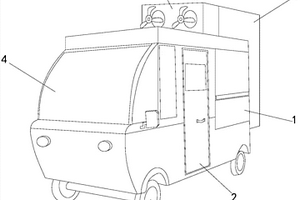 使用風(fēng)氫新能源動力裝置的推車