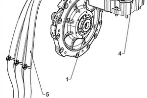 電動(dòng)汽車驅(qū)動(dòng)電機(jī)三相線的固定結(jié)構(gòu)