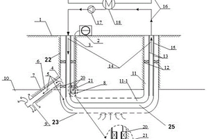 用于U型對(duì)接地?zé)峋]式換熱器的強(qiáng)化供熱效率的設(shè)備