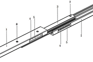 三節(jié)可伸縮式滑軌