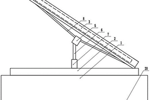定時(shí)換向跟蹤太陽光的太陽能發(fā)電裝置
