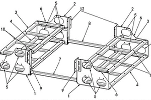 輕量化雙層結(jié)構(gòu)動(dòng)力電池箱支架