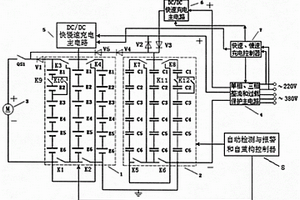 外混自重構(gòu)超級電容電池電路及快速充電控制方法