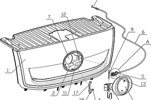 電動汽車充電口蓋結(jié)構(gòu)