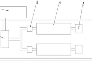 單個(gè)電機(jī)控制器控制多個(gè)電機(jī)的結(jié)構(gòu)