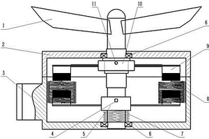 風(fēng)力旋轉(zhuǎn)式壓電-電磁復(fù)合發(fā)電裝置