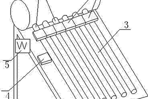 帶可測試光照強度的太陽能熱水器