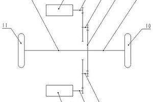 雙電機單速平行軸輸出的二級減速電驅(qū)驅(qū)動橋