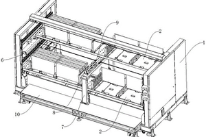 用于動(dòng)力電池模組生產(chǎn)的定位料倉(cāng)