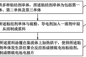 鋰硫電池粘結(jié)劑、鋰硫電池電極片的制備方法及鋰硫電池