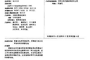 鋰蓄電池用負極材料、其制備方法以及用該材料的鋰蓄電池