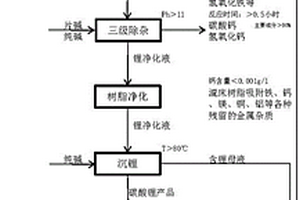 處理pH值小于4的含有鋰離子的溶液的方法