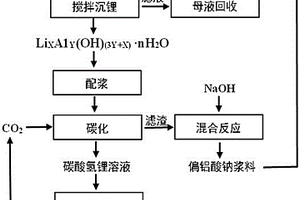 硫酸鋰溶液吸附碳化制備高純碳酸鋰的方法