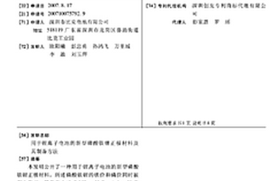 用于鋰離子電池的新型磷酸鐵鋰正極材料及其制備方法