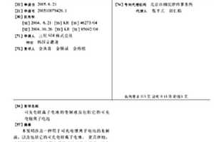 可充電鋰離子電池的電解液及包括它的可充電鋰離子電池