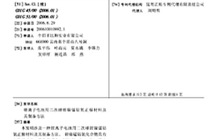 鋰離子電池用二次球鋰鎳錳鈷氧正極材料及其制備方法