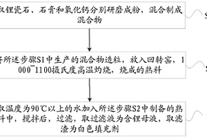 鋰瓷石的提鋰方法、含鋰母液和填充劑