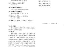 鋰二次電池用活性物質(zhì)、鋰二次電池用電極、鋰二次電池及其制造方法