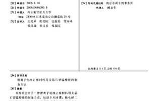 鋰離子電池正極材料用尖晶石型錳酸鋰的制備方法